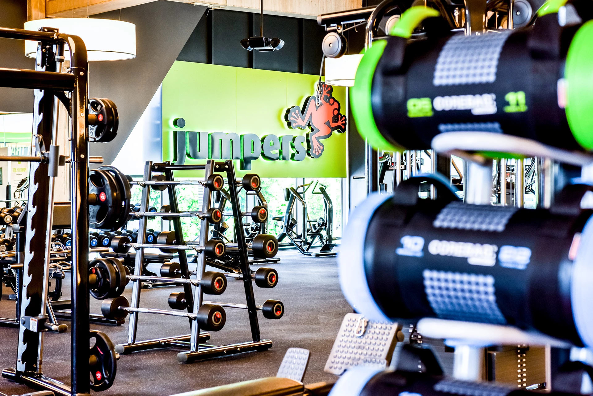 jumpers Studio innen mit Logo